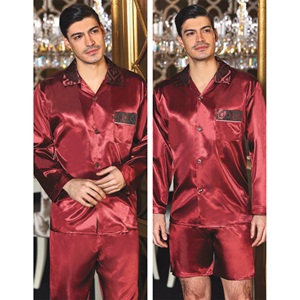 Batista 48 Erkek Jakara Saten Dörtlü Rob. Takım