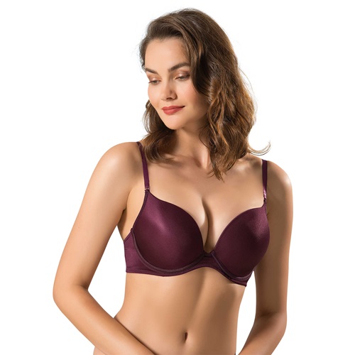 Le Jardin 7033 Bayan Çift Dolgulu Büyük Gösteren Sihirli Sütyen - Vizon Pembe - 85