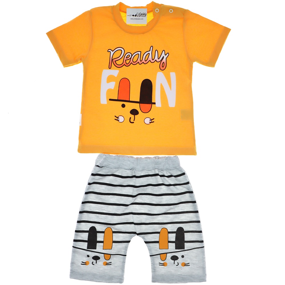 138 Ready Baskılı Erkek Takım 6-12-18 Ay