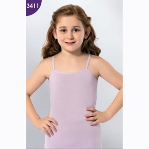 Kota 3411 Kız Çocuk Renkli Düz Atlet