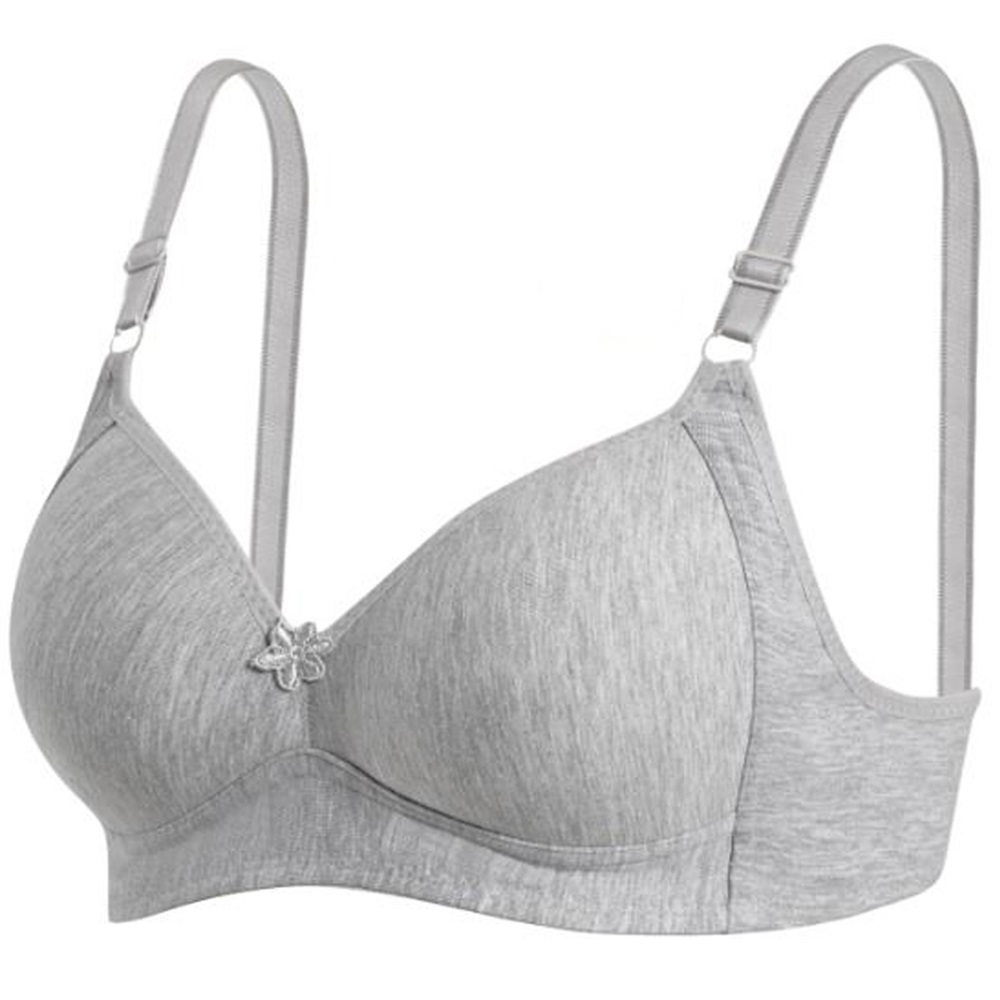 Ebru 1051 Slikonlu Telsiz Toparlayıcı Sütyen - Gri - 85