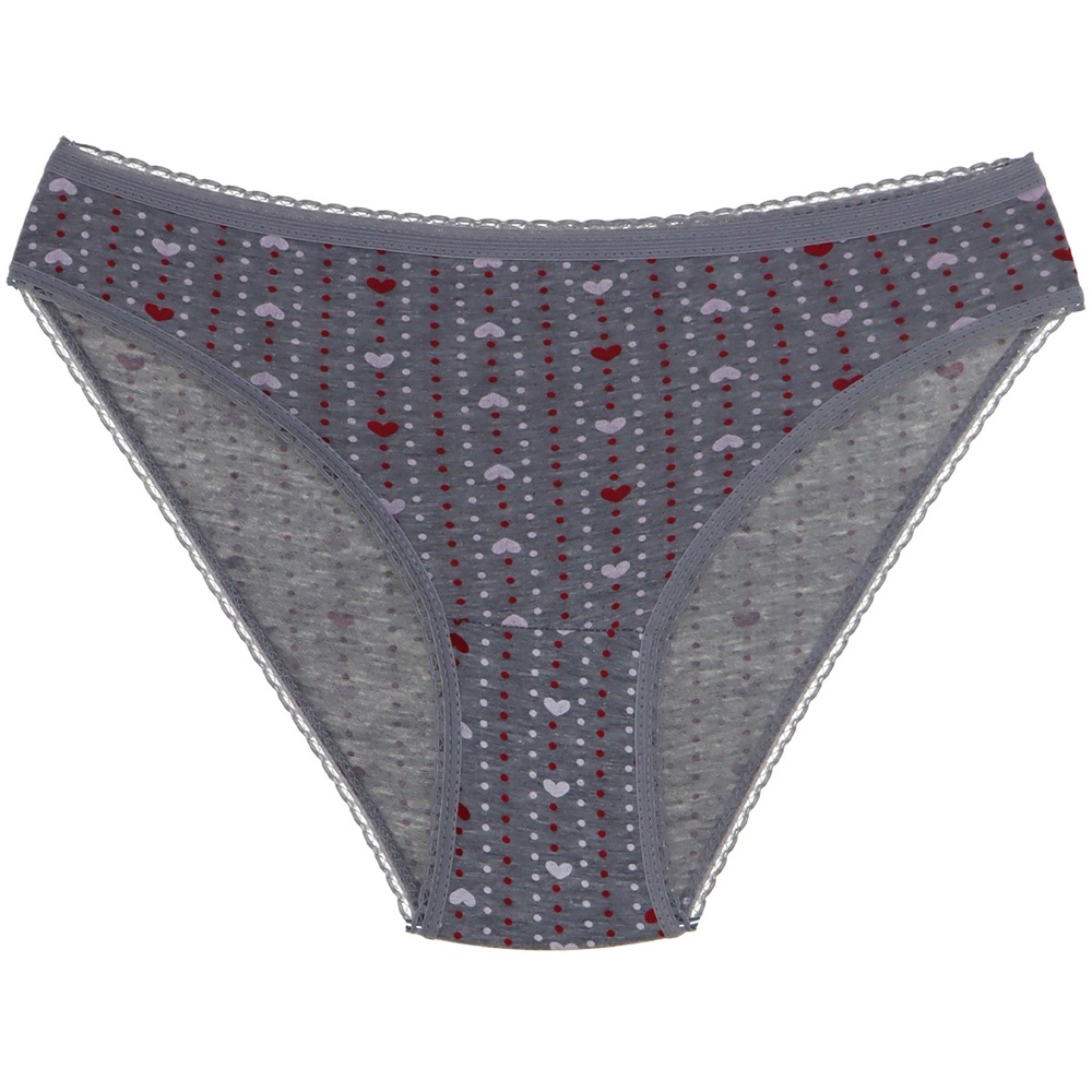 Gümüş 5001 Bayan Düz Bikini (601)- Gri - 6