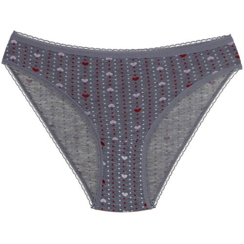 Gümüş 5001 Bayan Düz Bikini (601)- Gri - 6