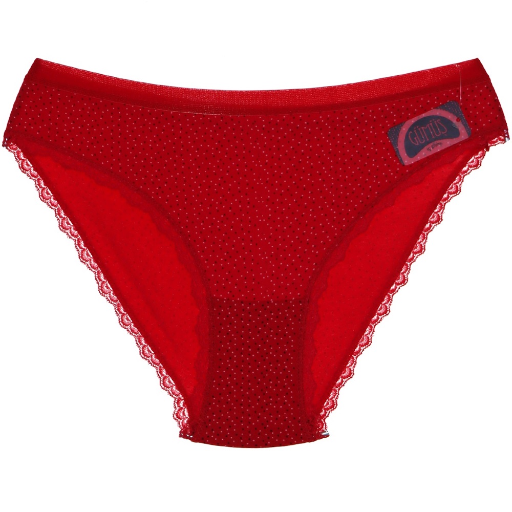 Gümüş 5001 Bayan Düz Bikini (601) - Kırmızı - 6