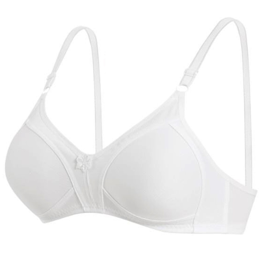 1001 Bayan Toparlayıcı Penye Sütyen - Beyaz - 90