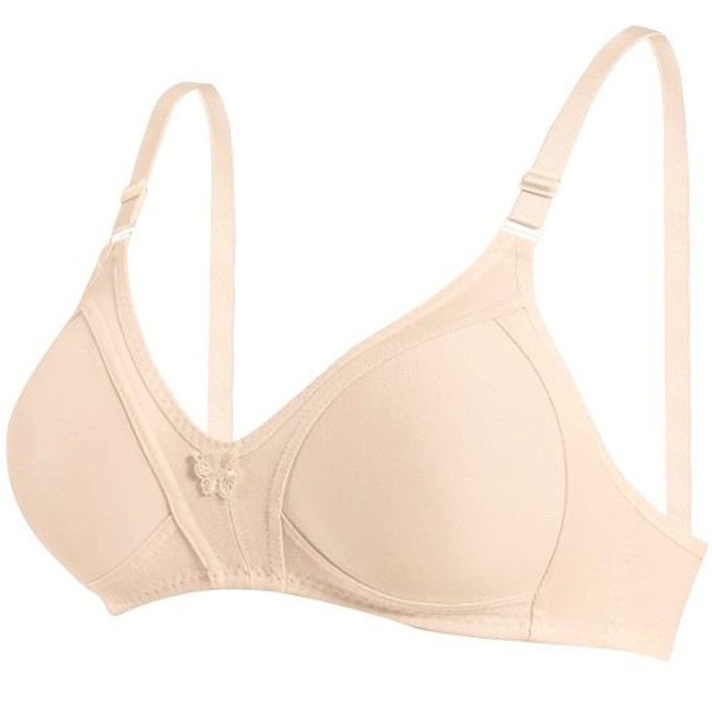 1001 Bayan Battal Toparlayıcı Penye Sütyen - Ten - 105