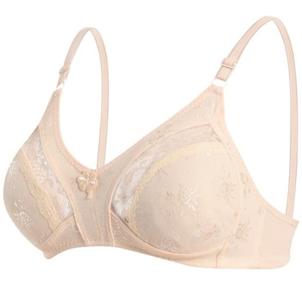 Bayan Toparlayıcı Lez Ara Dantel 1006-1006B Sütyen - Ten - 85 -110 BEDEN