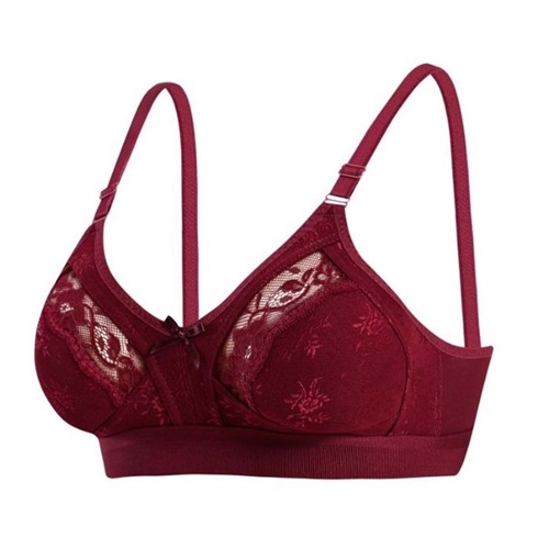 Bayan Toparlayıcı Geniş Lastik Lez Ara Dantel 1009-1009B Sütyen - Mürdüm - 85 -110 BEDEN