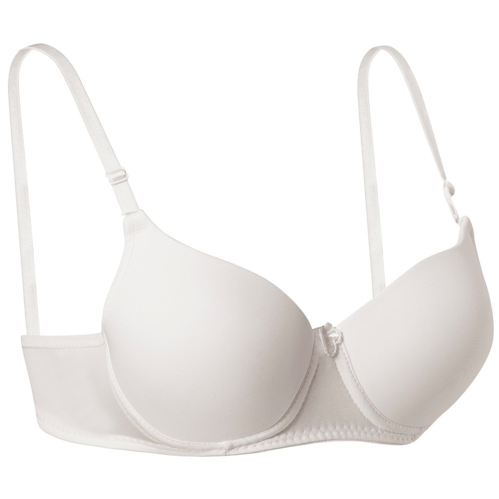 1105 Silikonlu Boş Mikro Tulumlu Desteksiz Sütyen - Ekru