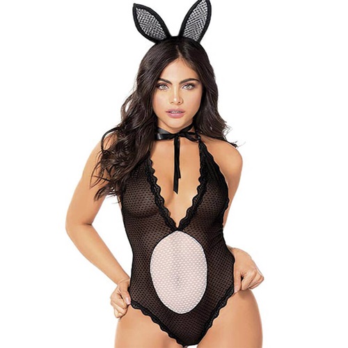 For Dreams 8265 Bayan Fantazi Gecelik - Siyah - S