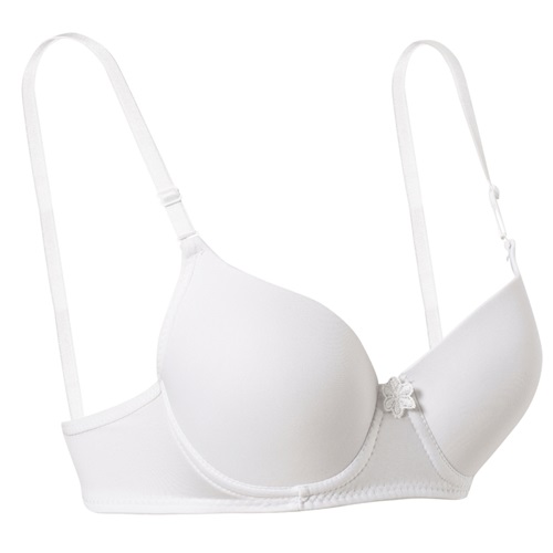 1155 Silikonlu Dolu Destekli Mikro Tulumlu Destekli Sütyen - Ekru