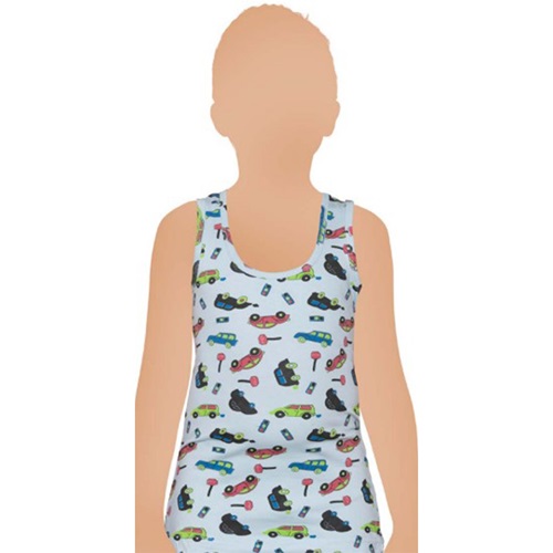 Gümüş 3088 Desenli Çocuk Atlet - Karışık Renk - 4