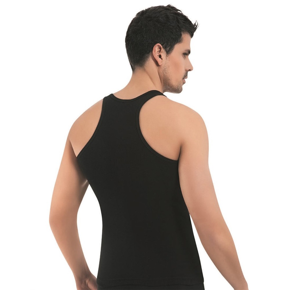 Sedef Yıldız 1051 Erkek Sporcu Atlet - Siyah - XL