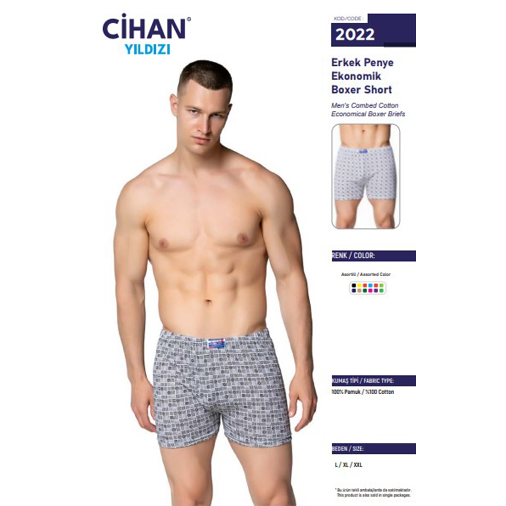 Cihan Yıldız 2022 Ekonomik Boxer Short