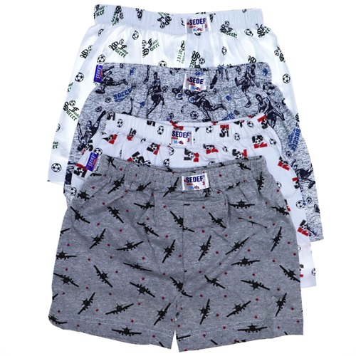 Sedef Yıldız 1037 Çocuk Boxer Şort - karışık renk - 3