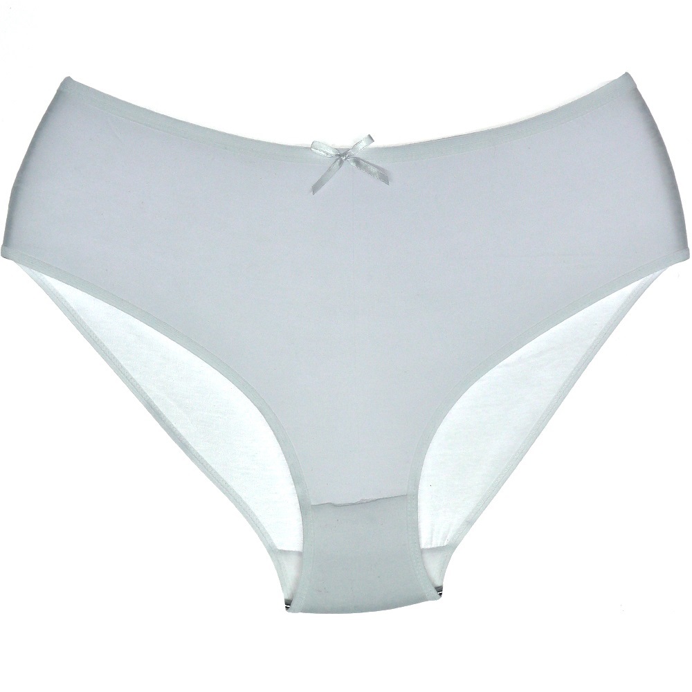 Güryıldız 22030 Bayan Düz Elastan Empirme Bato Battal 3XL - Beyaz