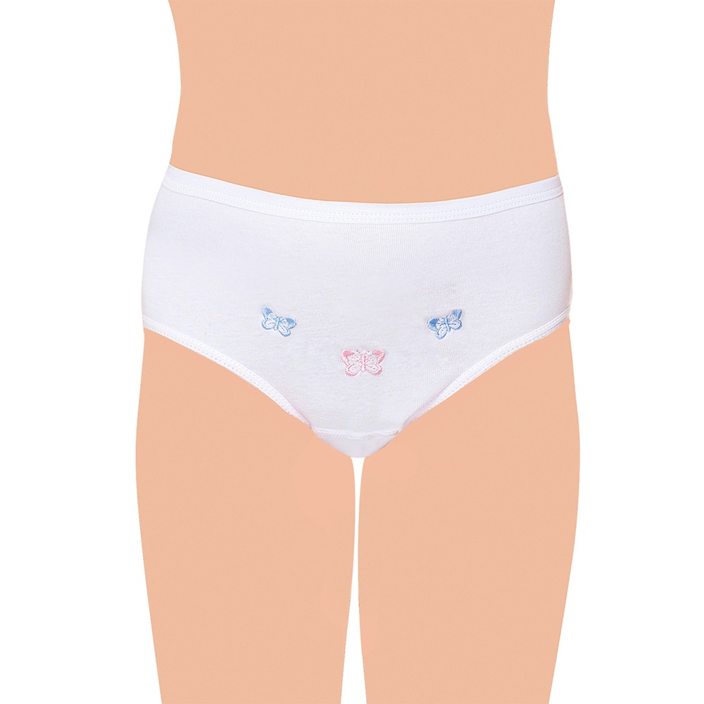 Tutku 0821 Kız Çocuk İnce Bel İşlemeli Külot