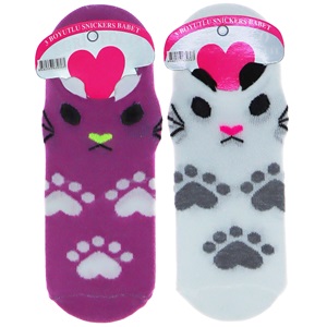 XGri Polo B-6 Bayan Üç Boyutlu Likralı Animasyon Babet Çorap - Karışık Renk