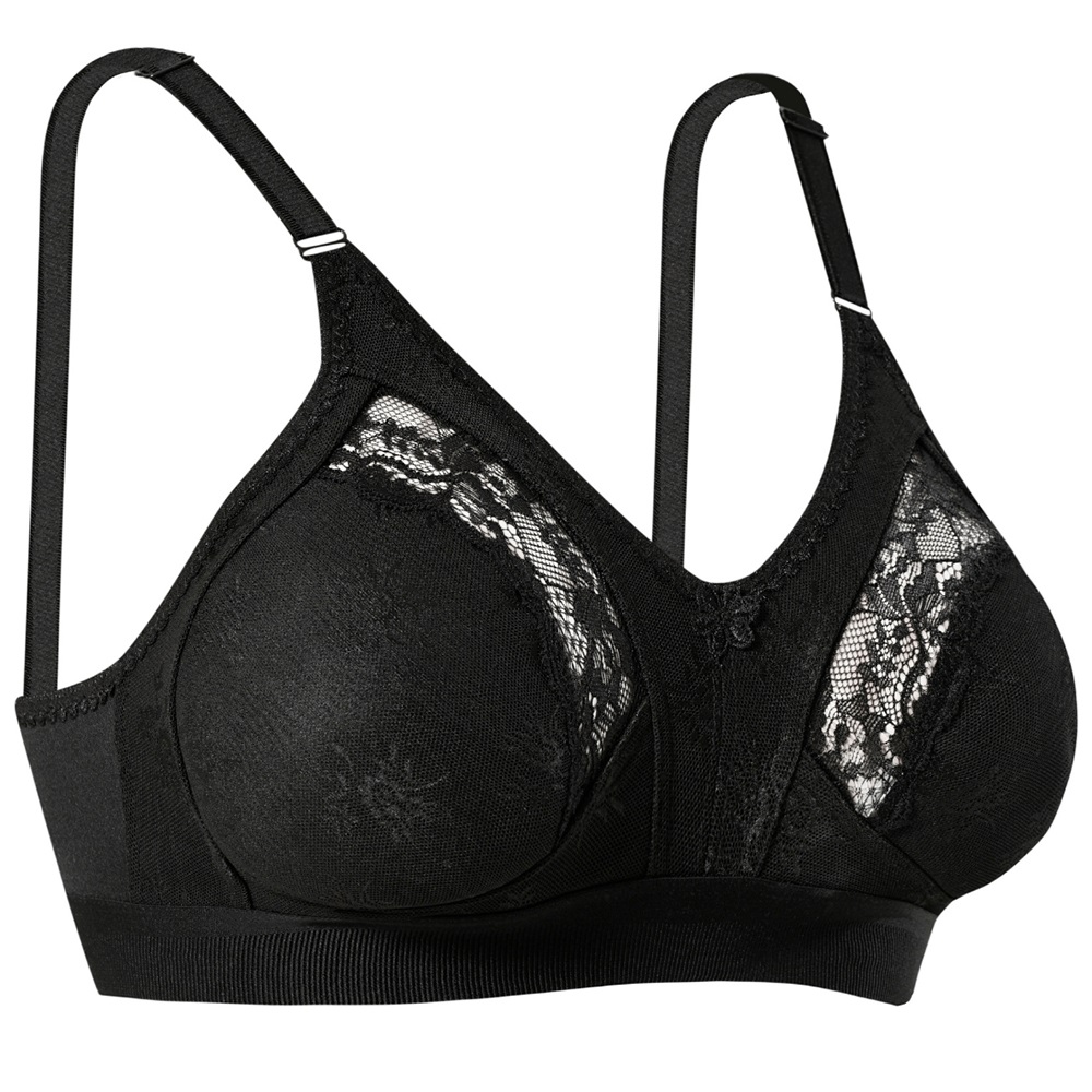 1010 Toparlayıcı Penye Geniş Lastik Sütyen - Gri