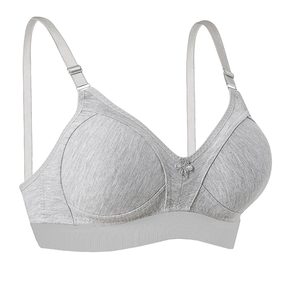 1010 Toparlayıcı Penye Geniş Lastik Sütyen - Melanj Pembe - 85-90-95