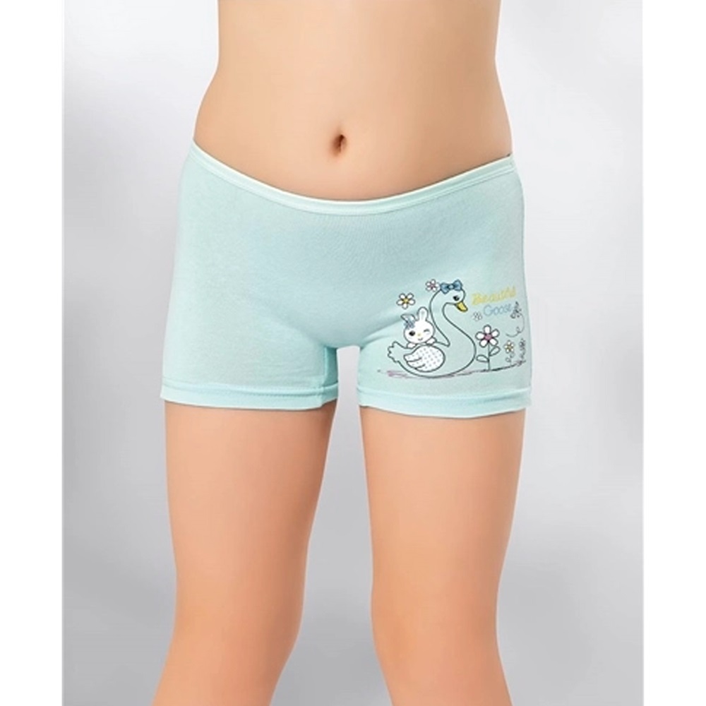 Kota 3409 Kız Çocuk Baskılı Boxer Şort