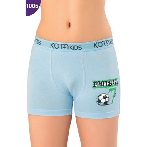 Kota 1005 Çocuk Baskılı Boxer Şort