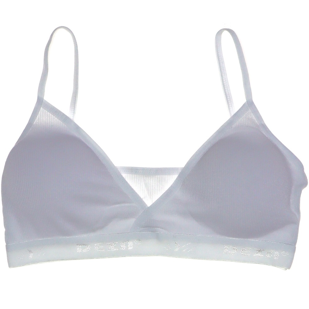 Dondeza 433 Bayan İp Askılı Pedli Kaşkorse Büstiyer - L-XL - Beyaz