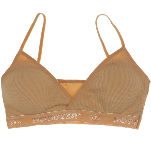 Dondeza 433 Bayan İp Askılı Pedli Kaşkorse Büstiyer - L-XL - Ten