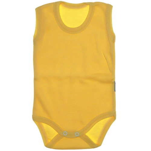 Düz Renk Penye Askılı Çocuk Çıtçıtlı Badi 3-6-9 Ay