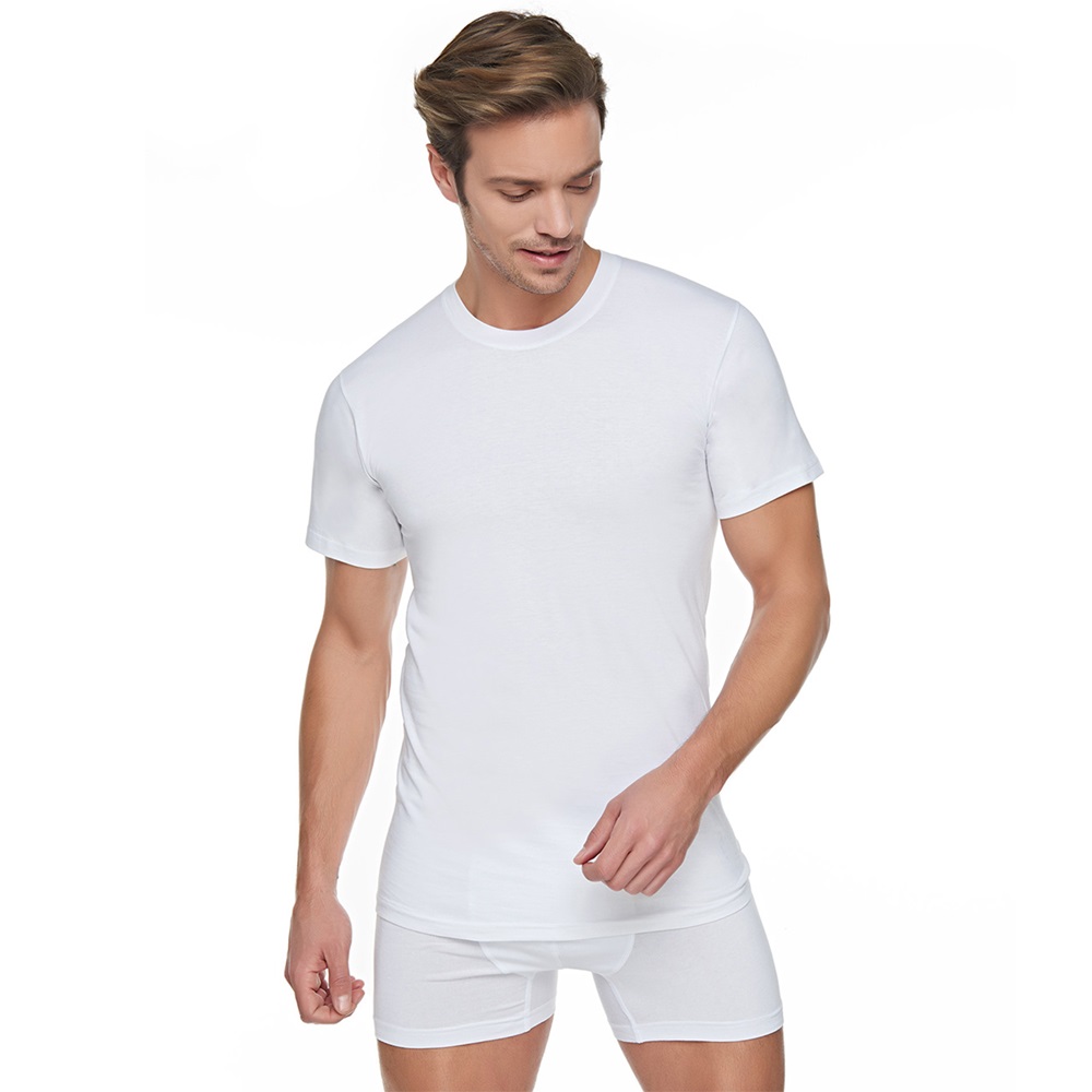 Seher Yıldızı 0003 Erkek Penye Renkli Sıfır Yaka Atlet - Gri - 4