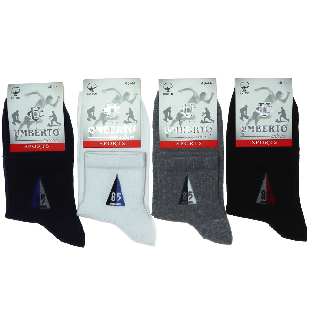 Umberto 312 Erkek Likralı Uzun Koç Patik Çorap