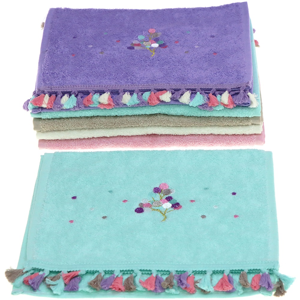 Murat Nakışlı Ponponlu Mutfak Havlusu 30x50 cm