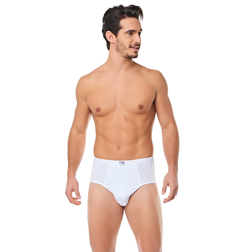 Seher Yıldız 0005 Erkek Penye Renkli Kom Slip Külot - Toprak - 5