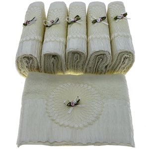 İfh Bukle Pliseli Karma El Yüz Havlusu 50x90 cm