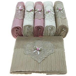 İfh Bukle Pliseli Karma El Yüz Havlusu 50x90 cm