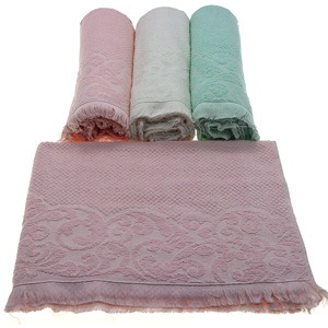 İfh Jakarlı Saçaklı Banyo Havlusu 100x150 Cm