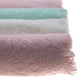 İfh Jakarlı Saçaklı Banyo Havlusu 100x150 Cm