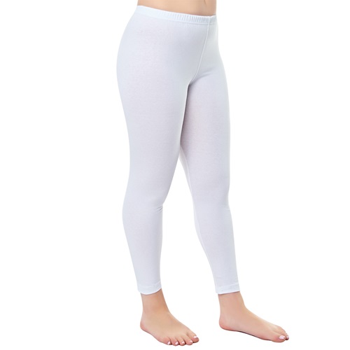 Tutku 0173 Bayan Düz Uzun Tayt - Siyah - 6