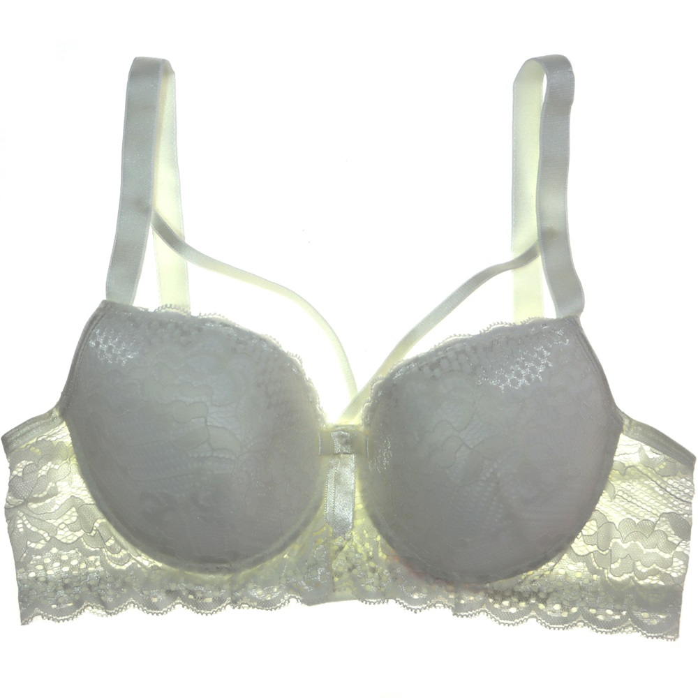 Aysemin 5006 Dantelli Çapraz İpli Desteksiz Sütyen 85-105 - Ekru