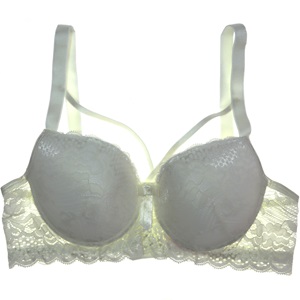 Aysemin 5006 Dantelli Çapraz İpli Desteksiz Sütyen 85-105 - Ekru