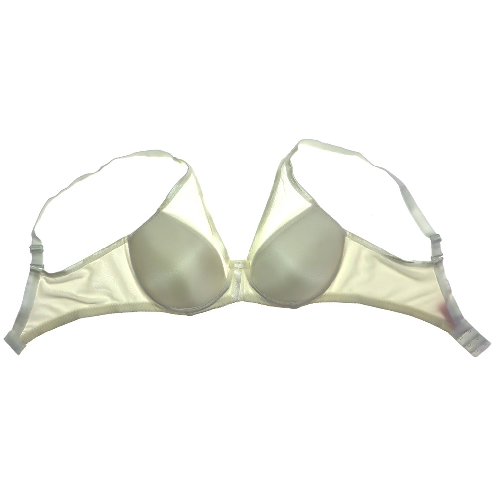 Aysemin 5002 Tül Detaylı Likralı Desteksiz Sütyen 85-105 - Ekru