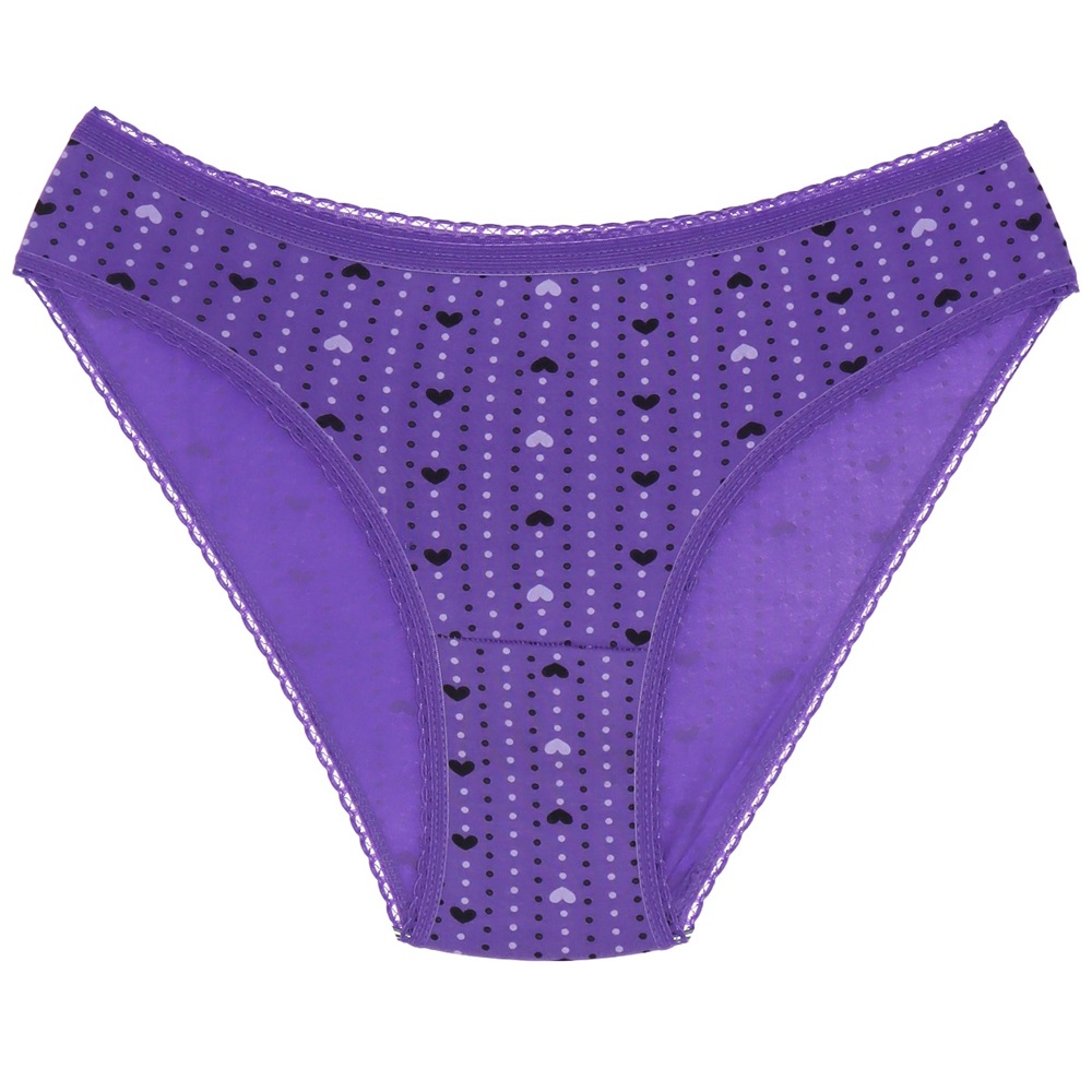 Gümüş 5001 Bayan Desenli Bikini (666) - Lila