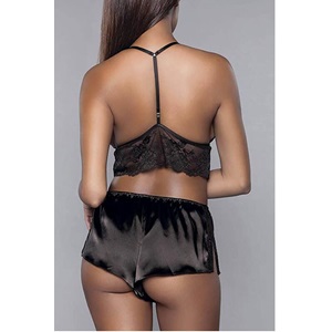 For Dreams 8308 Fantazi Gecelik - Siyah - M