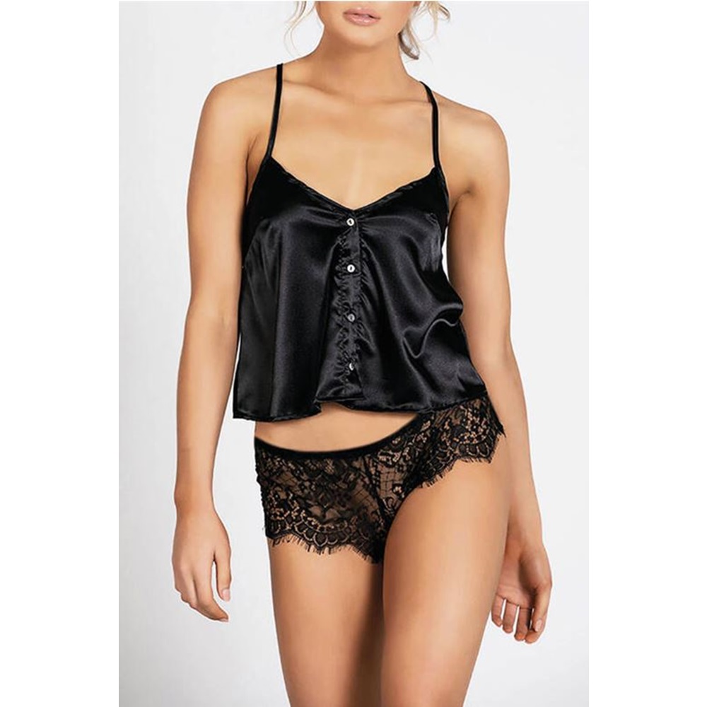 For Dreams 8306 Fantazi Gecelik - Siyah - S