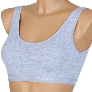 Deza Lüx 5016 Bayan Pedli Kalın Askılı Büstiyer - Deza Lüx İÇ GİYİM - Gri