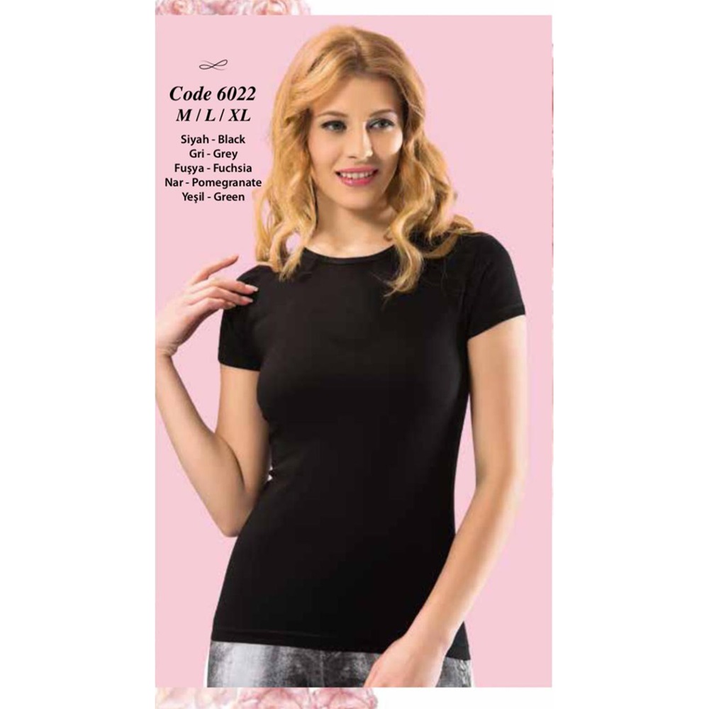 Kota 6022 Bayan Yarım Kol Atlet - Beyaz - L