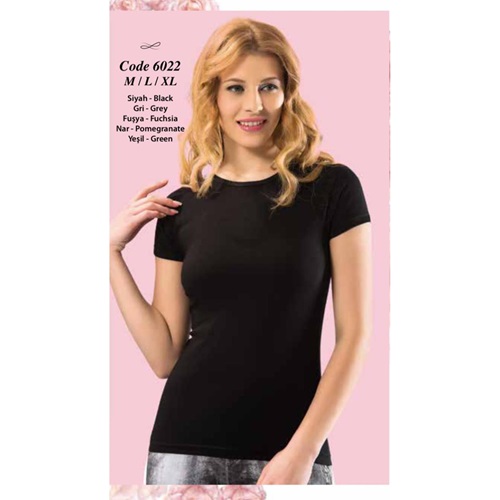 Kota 6022 Bayan Yarım Kol Atlet - Bordo - XL