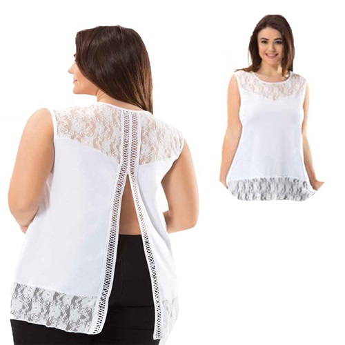 Kota 6285 Modelli Bayan Atlet - Beyaz - BATTAL