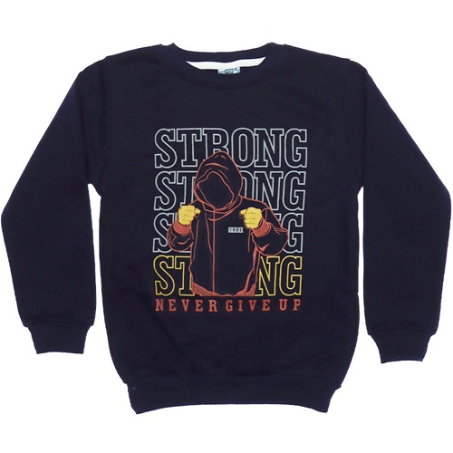 Twix 2248 Strong Baskı Üç İplik Erkek Çocuk Sweat Sivit 8-12 yaş