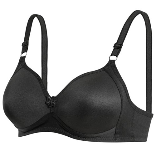 Ebru 1051 Battal Slikonlu Telsiz Toparlayıcı Sütyen - Siyah - 105